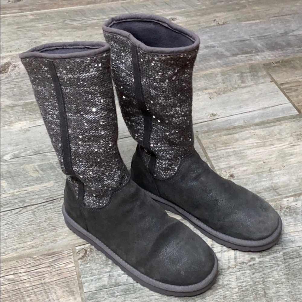 Ugg Camaya Sequin Uggpure(Tm) Lined Boot 8 - image 1